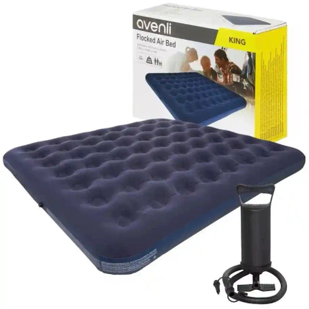 Saltea gonflabilă Avenli pentru două persoane 191 x 137 x 22 cm + Pompă