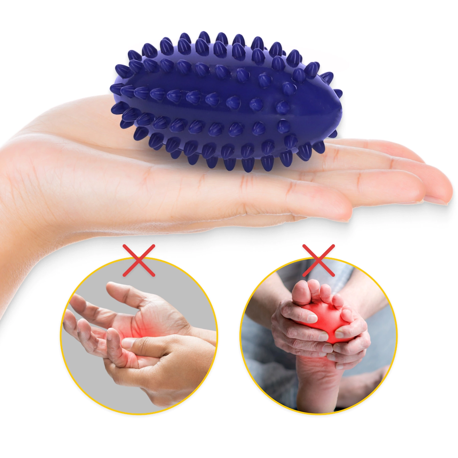 Minge Senzorială de Masaj cu Denivelări