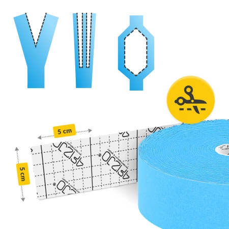 Bandă kinesiologică, Kinesio Tape, 5 cm x 31 m