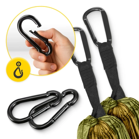 Hamac de călătorie pentru o singură persoană cu plasă de țânțari