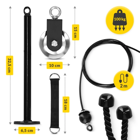 Set de antrenament pentru partea superioară și inferioară a corpului