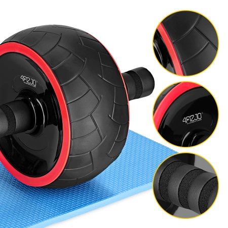 Roată pentru exerciții abdominale AB WHEEL XL