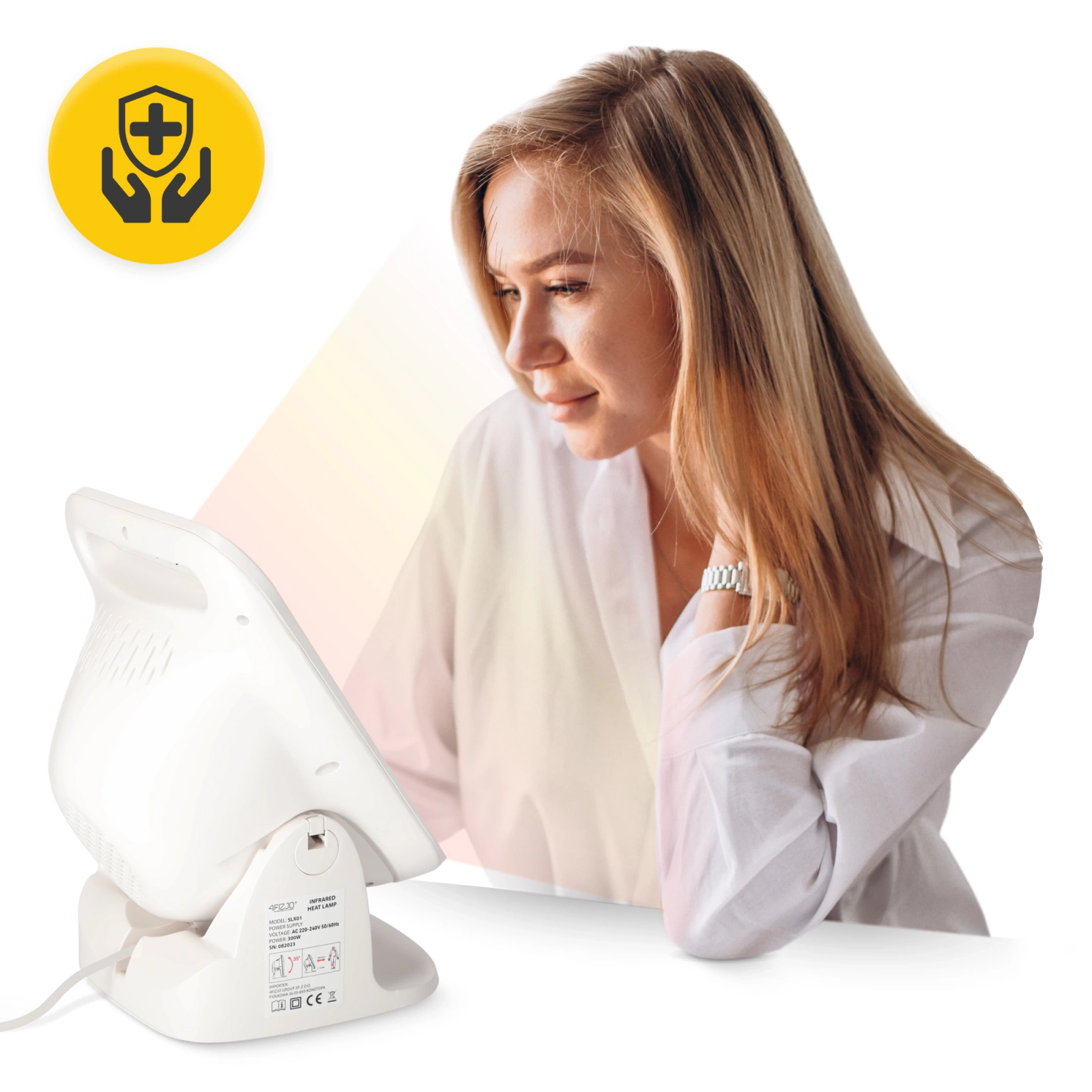 Lampa terapeutică Sollux, radiator cu infraroșu