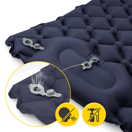 Saltea turistică gonflabilă pentru o persoană auto-umflabilă MOUNTAIN GOAT