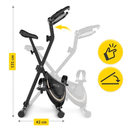 Bicicletă staționară magnetică pliabilă MY-FLEX