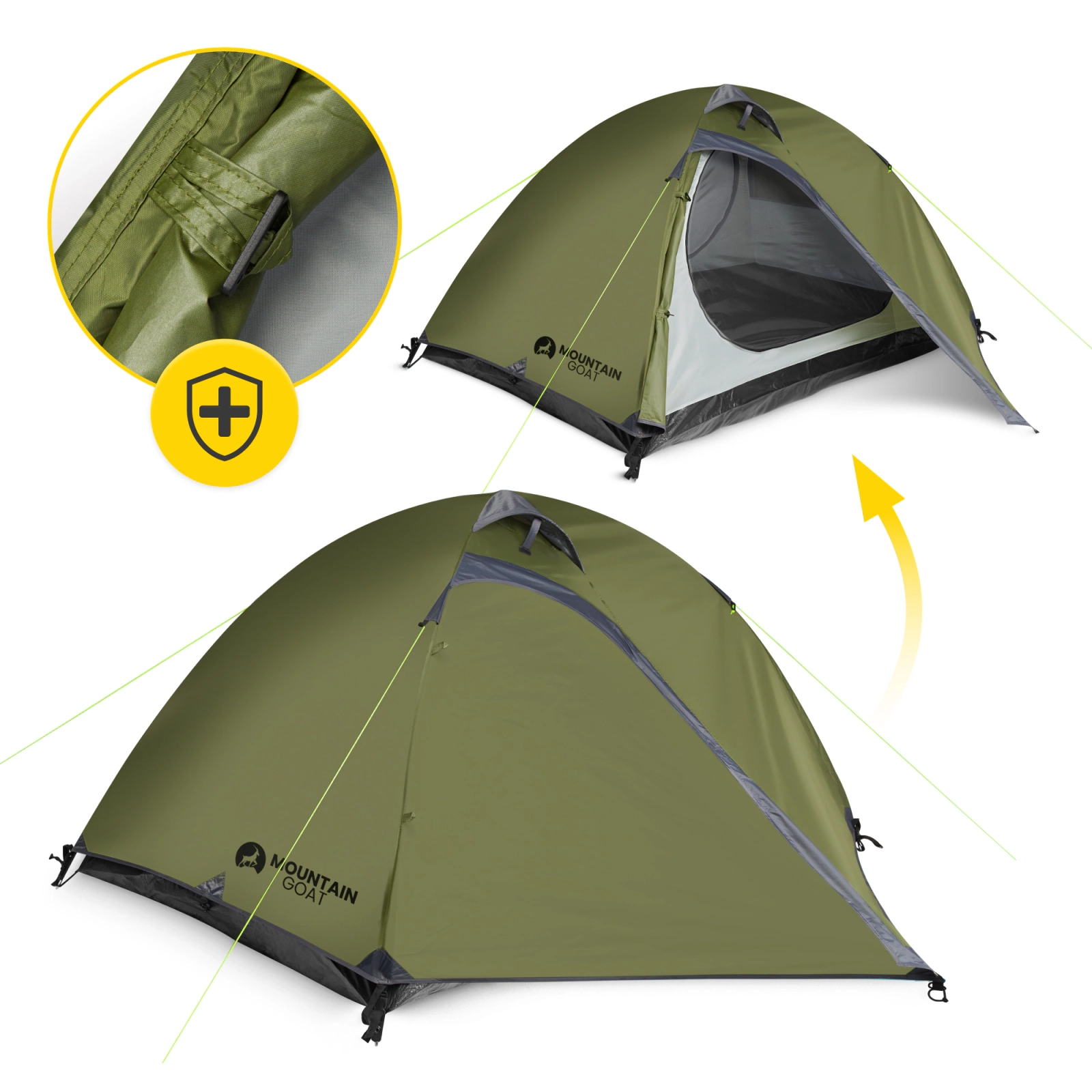 namiot turystyczny lekki trzyosobowy z przedsionkiem