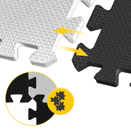 Set de 9 covorașe puzzle - „Nori pe cer”