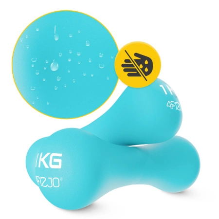 Gantere cu 8-shape 2 x 1 kg