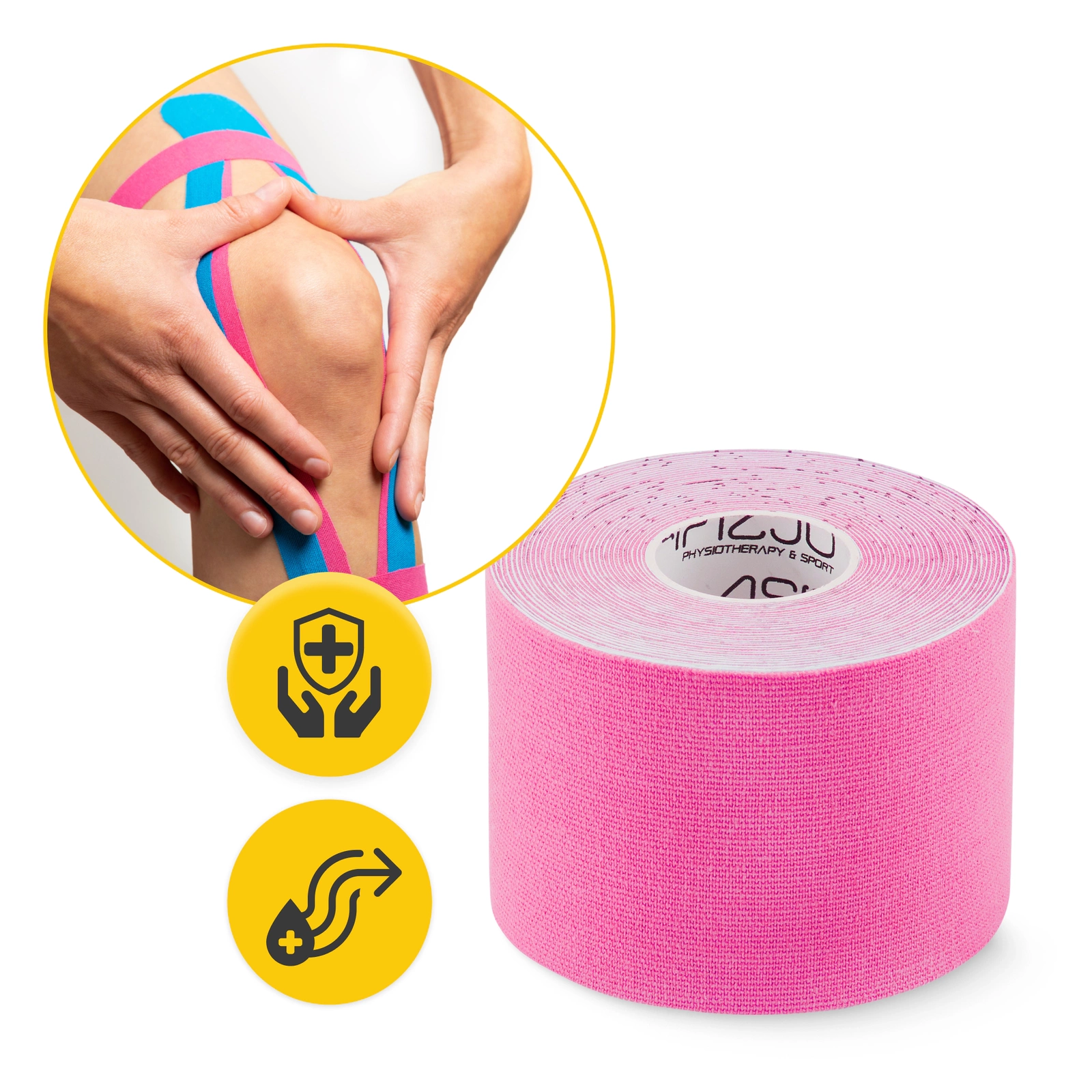 Bandă Kinesiotaping 5 cm x 5 m