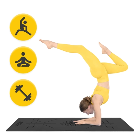 Saltea de exerciții din cauciuc anti-alunecare 4 mm