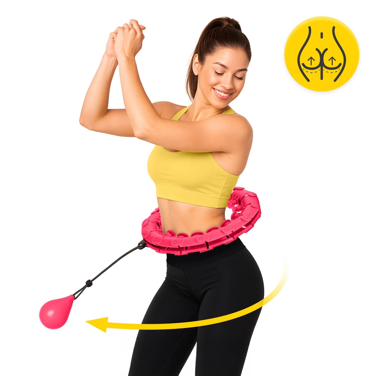 Hula Hop cu Greutate și Masaj