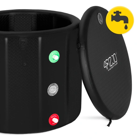 Baie de gheață gonflabilă pentru înotul de iarnă cusătură picătură rotundă