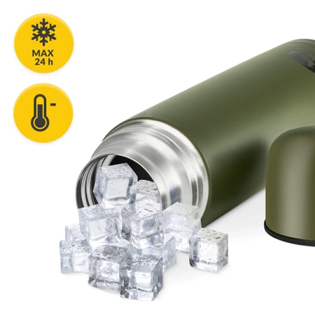 Termos de călătorie pentru cafea și ceai 1 litru verde