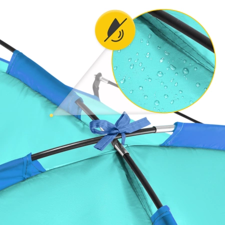 Cort de plajă PRO albastru deschis