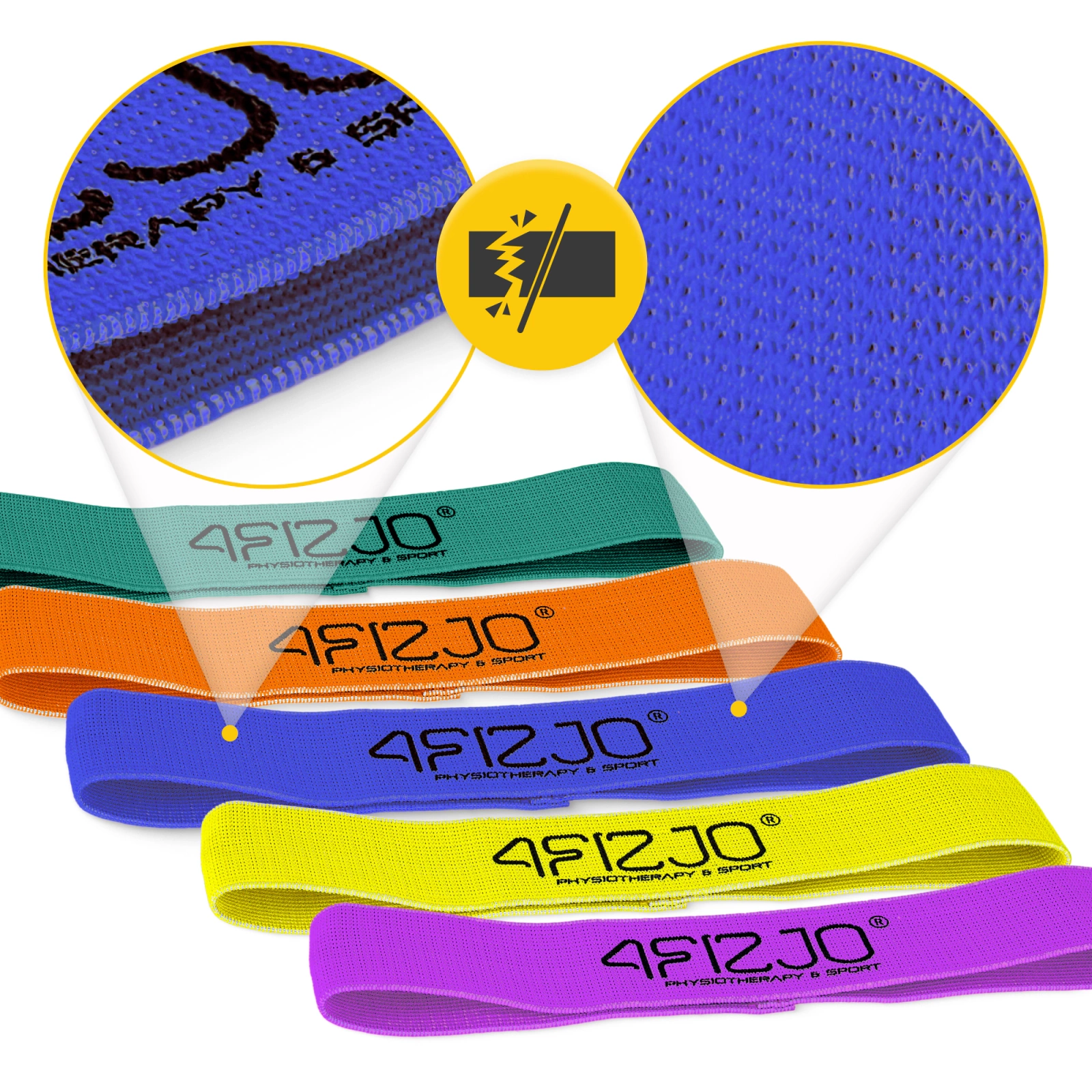 Set de 5 benzi de țesătură FLEX BAND