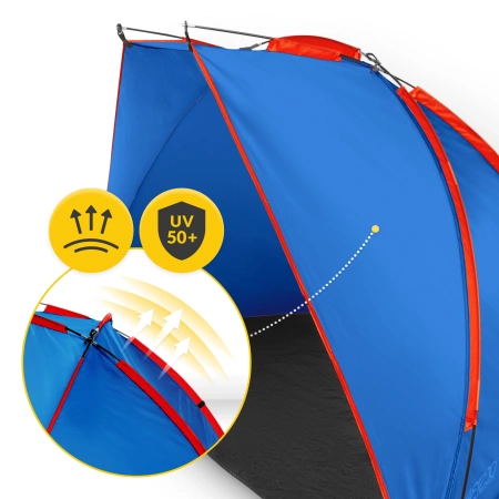 Cort de plajă PRO albastru