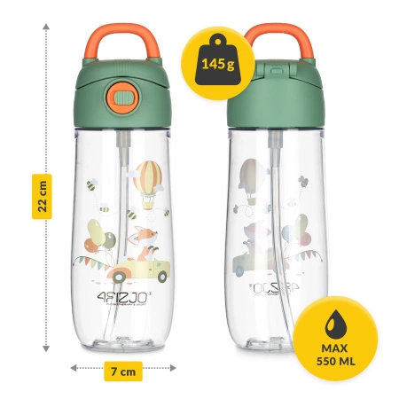 Sticlă de apă pentru copii 550 ml