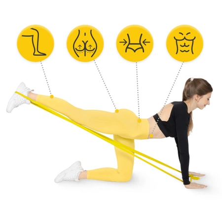 Bandă de reabilitare FLAT BAND 1-2 kg (1/7)