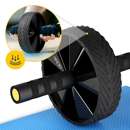 Roată de antrenament abdominal AB WHEEL PRO