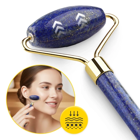 Roller facial natural din lazurit