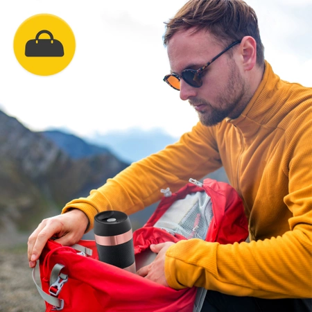 Cana termică Mountain Goat TRAVEL 450 ml roz