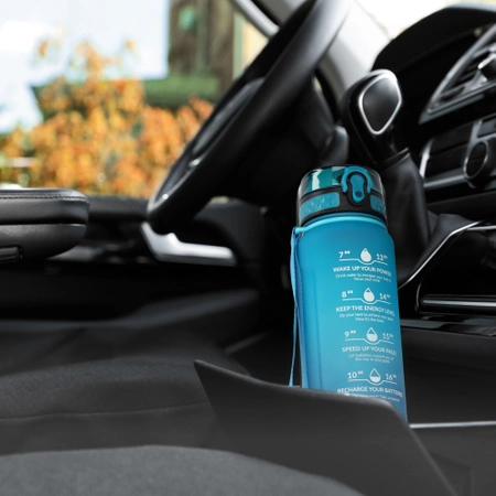 Sticlă de apă cu scală temporală 1 L