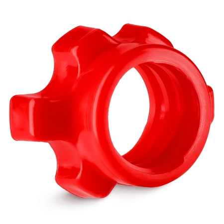 Cleme din plastic pentru gât de 25 mm, 2 buc. - roșu