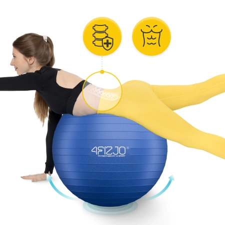 Minge gonflabilă de gimnastică pentru fitness 85 cm