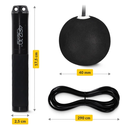 Coardă de sărit cu contor și bile