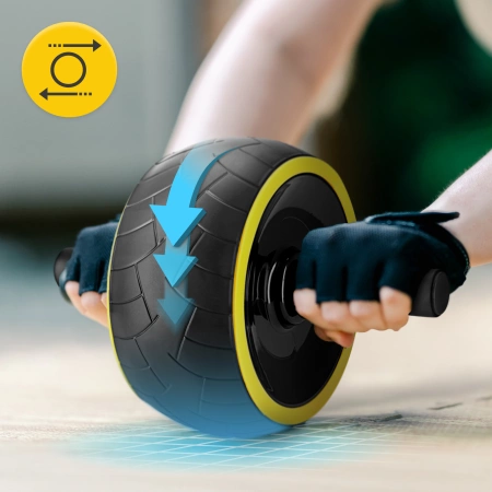 Roată pentru exerciții abdominale AB WHEEL XL