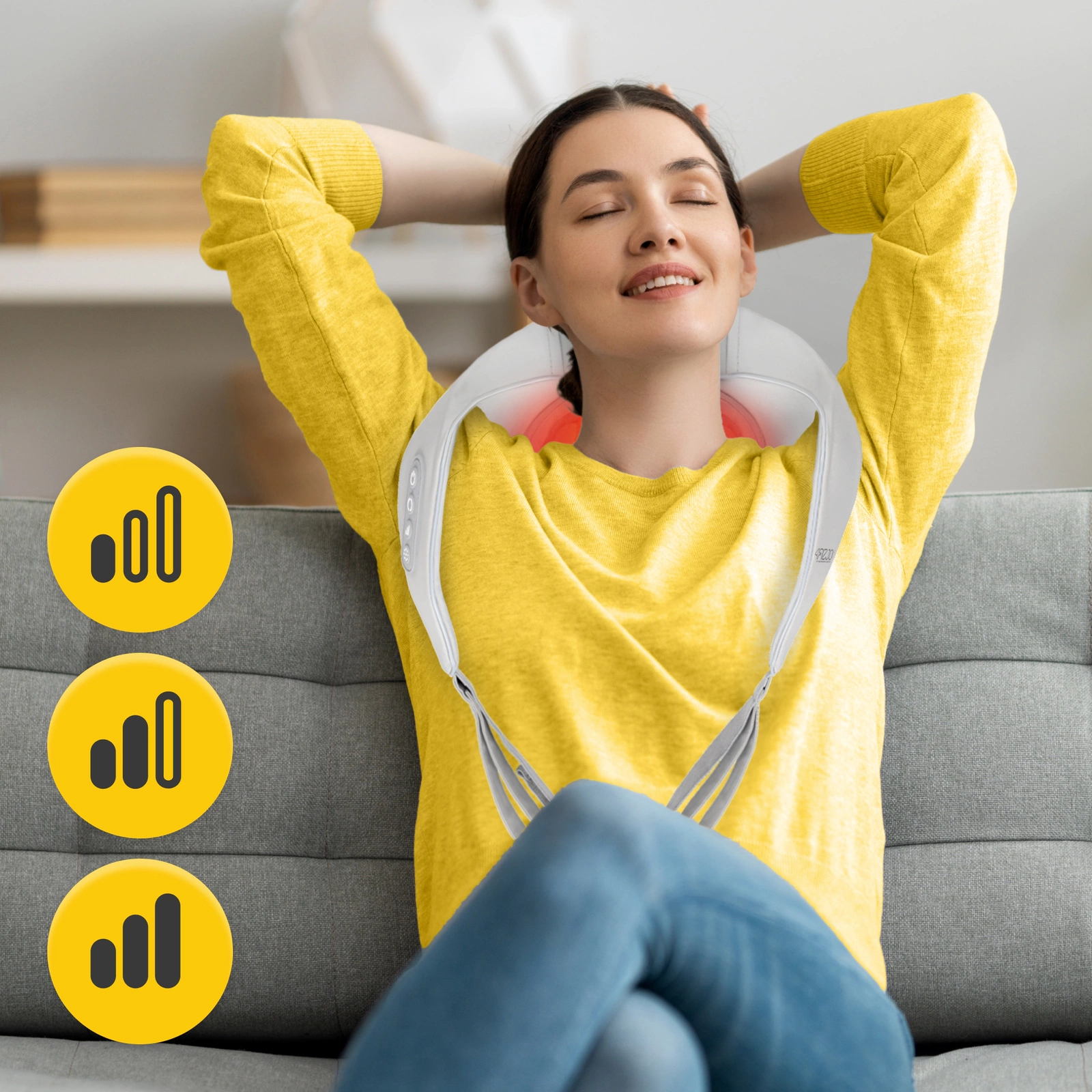 Masajer pentru gât și zona cervicală SHIATSU EVO+