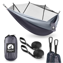 Hamac de călătorie pentru o singură persoană cu plasă de țânțari