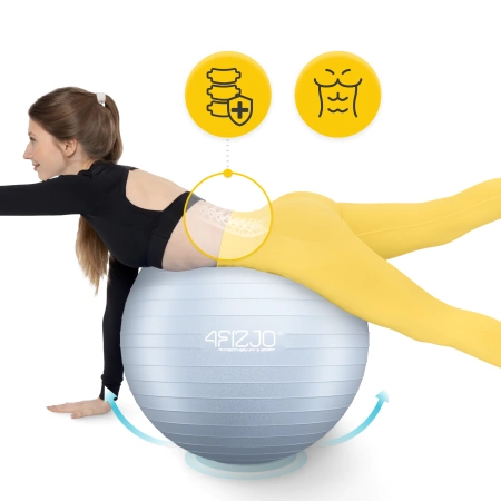 Minge gonflabilă de gimnastică pentru fitness 75 cm