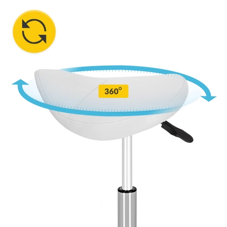 Scaun pivotant de tip șa pentru masaj ERGO