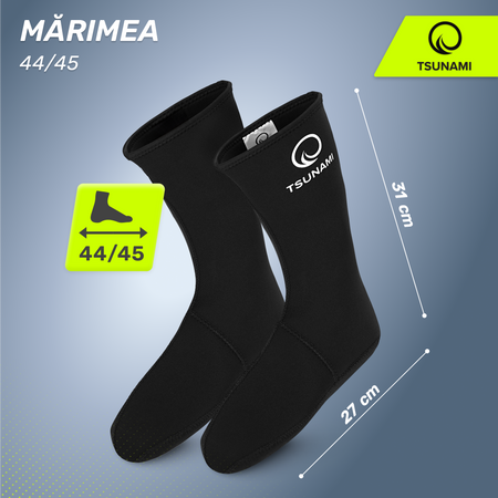 Șosete din neopren pentru înot de iarnă 44/45