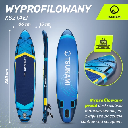 Placă SUP TSUNAMI Paddle Board 350 cm T13