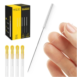 Ace de acupunctură cu ghid 100 buc. 0,3 x 75 mm