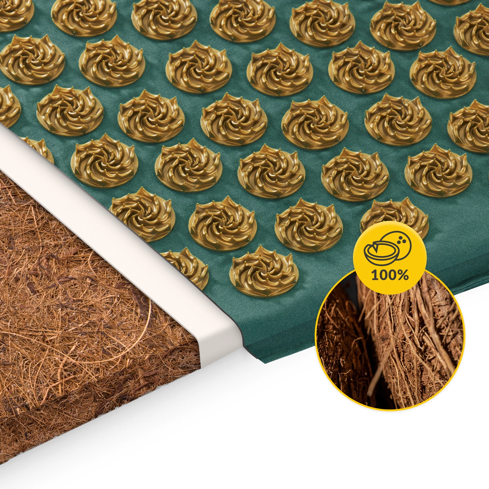 ECO Saltea de acupresură cu pernă XL