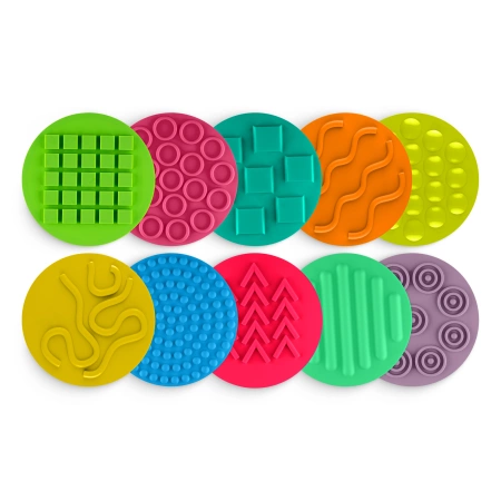 Discuri senzoriale pentru copii 25 cm set de 10 bucăți