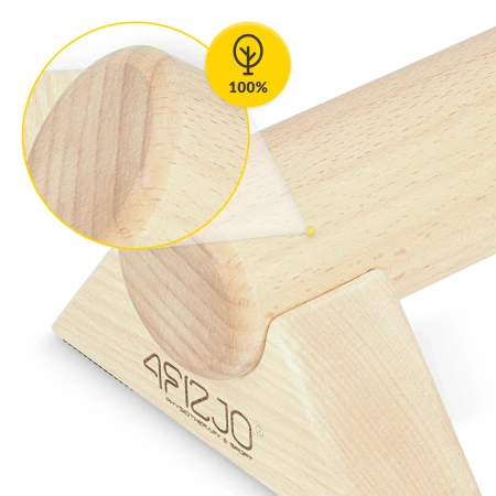 Bara de lemn pentru antrenamentul echilibrului 100 cm