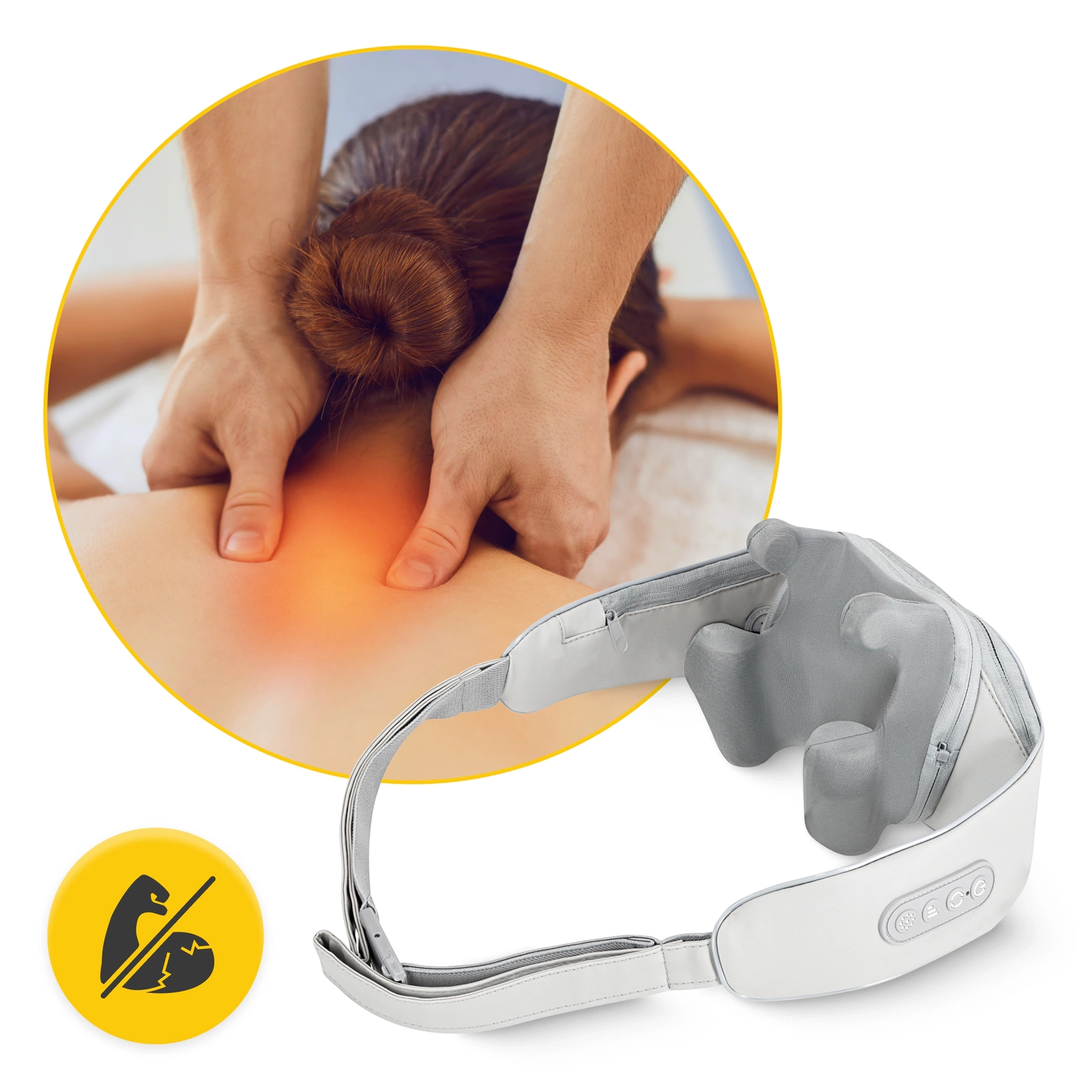 Masajer pentru gât și zona cervicală SHIATSU EVO+