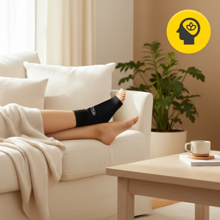 Compresă flexibilă cu gel cald și rece pentru gleznă