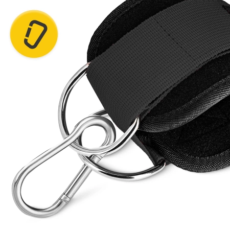 Benzi de antrenament pentru glezne pentru ridicarea greutăților 2 buc.