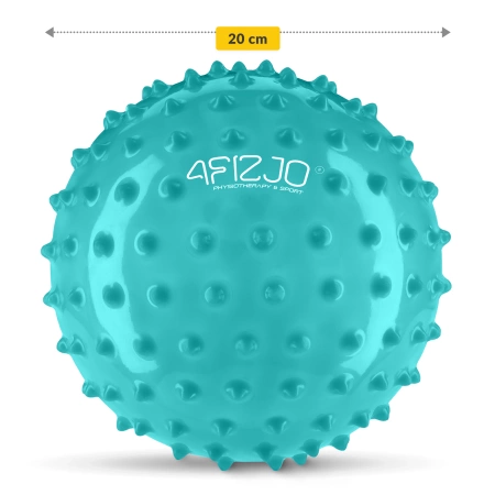 Minge de reabilitare cu țepi, 20 cm, mentă