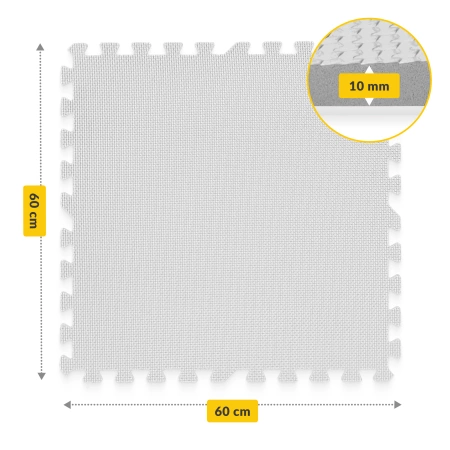 Set de 9 covorașe puzzle - „Nori pe cer”