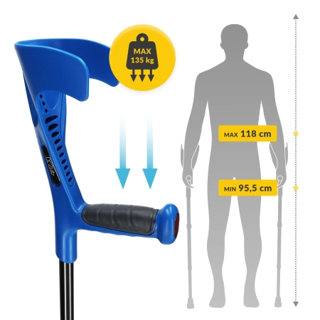 Cârje ortopedice MED 2 buc.