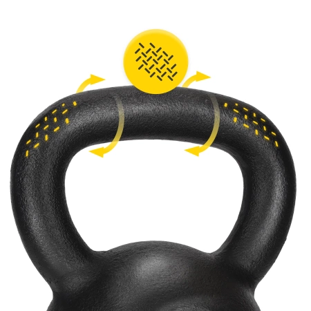 Kettlebell greutate din fontă 16 kg