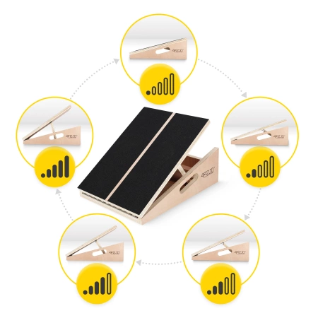 Platformă de întindere din lemn SLANT BOARD