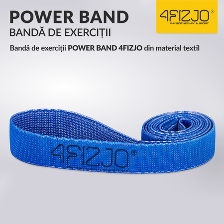 Bandă de rezistență din țesătură pentru exerciții 13-20 kg