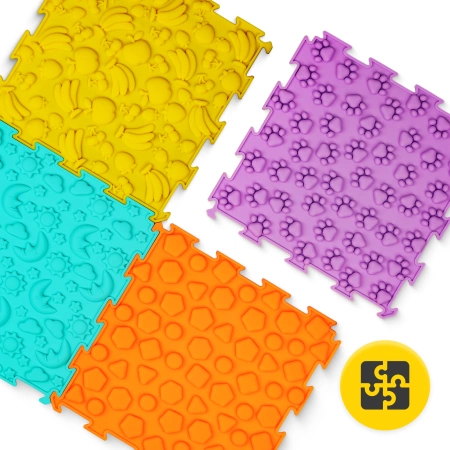 Covoraș ortopedic senzorial pentru copii 4 piese